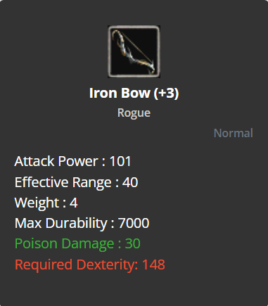 Iron Bow +3